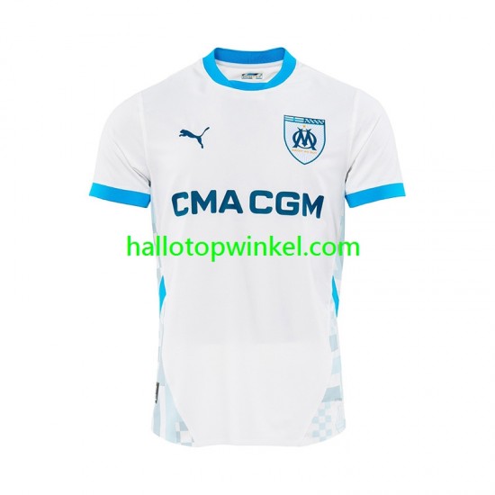 Olympique Marseille Voetbalshirt Heren Thuis Tenue 2024-2025 Korte Mouw