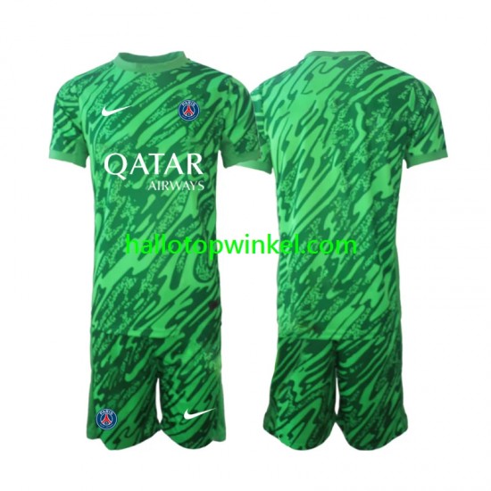 Paris Saint-Germain Voetbalshirt Doelman Kleuters/Kids Uit Tenue 2024-2025 Korte Mouw
