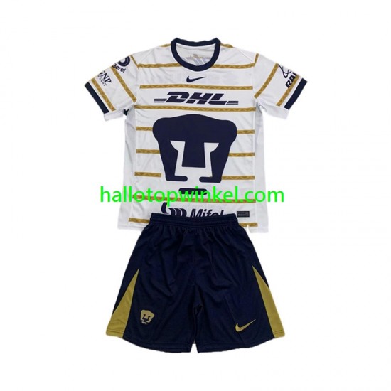 Pumas UNAM Voetbalshirt Kleuters/Kids Thuis Tenue 2024-2025 Korte Mouw