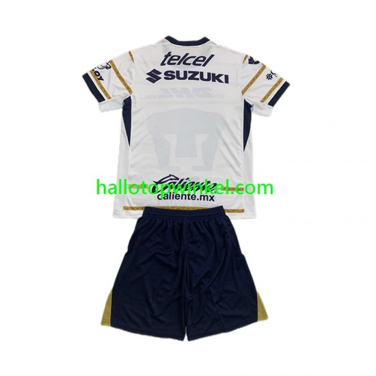 Pumas UNAM Voetbalshirt Kleuters/Kids Thuis Tenue 2024-2025 Korte Mouw