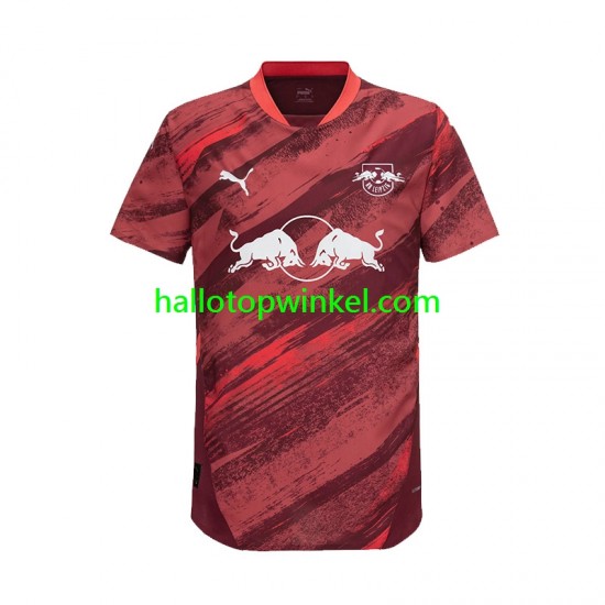 RB Leipzig Voetbalshirt Heren Uit Tenue 2024-2025 Korte Mouw