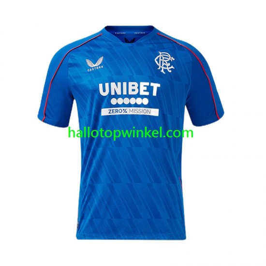 Rangers Voetbalshirt Heren Thuis Tenue 2024-2025 Korte Mouw