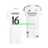 Real Madrid Voetbalshirt ENDRICK 16 Kleuters/Kids Thuis Tenue 2024-2025 Korte Mouw