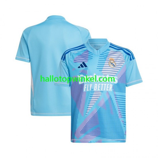 Real Madrid Voetbalshirt Doelman Heren Thuis Tenue 2024-2025 Korte Mouw