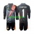 Real Madrid Voetbalshirt Thibaut Courtois 1 Doelman Kleuters/Kids Uit Tenue 2024-2025 Lange Mouw