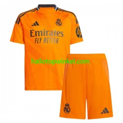 Real Madrid Voetbalshirt Kleuters/Kids Uit Tenue 2024-2025 Korte Mouw