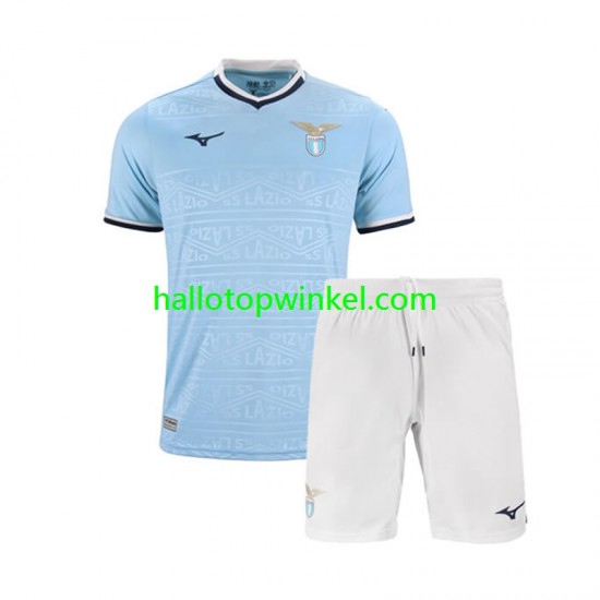 SS Lazio Voetbalshirt Kleuters/Kids Thuis Tenue 2024-2025 Korte Mouw