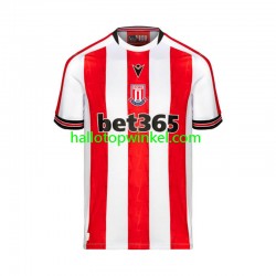 Stoke City Voetbalshirt Heren Thuis Tenue 2024-2025 Korte Mouw
