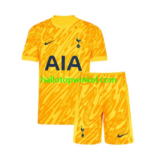 Tottenham Hotspur Voetbalshirt Doelman Kleuters/Kids Thuis Tenue 2024-2025 Korte Mouw