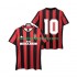 AC Milan Voetbalshirt 10 1988 1989 Retro Heren Thuis Tenue Korte Mouw