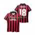 AC Milan Voetbalshirt BAGGIO 18 1995 1996 Retro Heren Thuis Tenue Korte Mouw