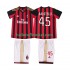 AC Milan Voetbalshirt BALOTELL 45 2013 2014 Retro Kleuters/Kids Thuis Tenue Korte Mouw