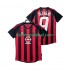 AC Milan Voetbalshirt INZAGHI 9 2002 2003 Retro Heren Thuis Tenue Korte Mouw