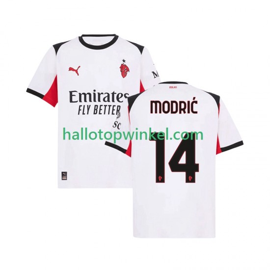 AC Milan Voetbalshirt Modrić Luka 14 Heren Uit Tenue 2025-2026 Korte Mouw