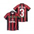AC Milan Voetbalshirt MALDINI 3 1998 Retro Heren Thuis Tenue 1999 Korte Mouw