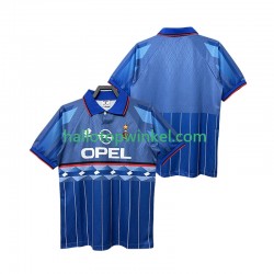 AC Milan Voetbalshirt 1995 1996 Retro Heren Uit Tenue Korte Mouw