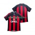 AC Milan Voetbalshirt 2000 2002 Retro Heren Thuis Tenue Korte Mouw