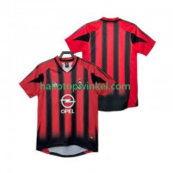 AC Milan Voetbalshirt 2005 Retro Heren Thuis Tenue 2004 Korte Mouw