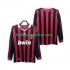 AC Milan Voetbalshirt 2009 Retro Heren Thuis Tenue 2010 Lange Mouw