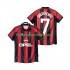 AC Milan Voetbalshirt SHEVCHENKO 7 1998 Retro Heren Thuis Tenue 1999 Korte Mouw