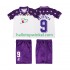 Fiorentina Voetbalshirt BATISTUTA 9 1992 1993 Retro Kleuters/Kids Uit Tenue Korte Mouw