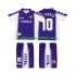 Fiorentina Voetbalshirt RUI COSTA 10 2000 Retro Kleuters/Kids Thuis Tenue 1999 Korte Mouw