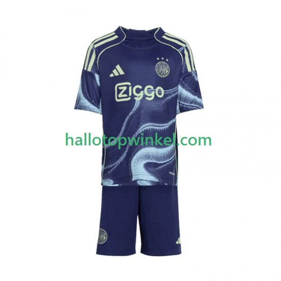 AFC Ajax Voetbalshirt Kleuters/Kids Uit Tenue 2025-2026 Korte Mouw