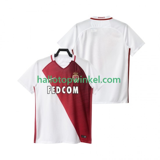 AS Monaco Voetbalshirt 2016 2017 Heren Thuis Tenue Korte Mouw