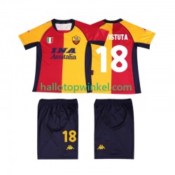 AS Roma Voetbalshirt BATISTUTA 18 2001 Retro Kleuters/Kids Thuis Tenue Korte Mouw