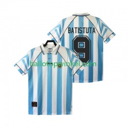Argentinië Voetbalshirt BATISTUTA 9 1996 1997 Retro Heren Thuis Tenue Korte Mouw