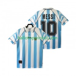Argentinië Voetbalshirt Lionel Messi 10 1996 1997 Retro Heren Thuis Tenue Korte Mouw