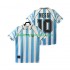 Argentinië Voetbalshirt Lionel Messi 10 1996 1997 Retro Heren Thuis Tenue Korte Mouw