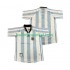 Argentinië Voetbalshirt 1998 Retro Heren Thuis Tenue Korte Mouw