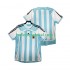 Argentinië Voetbalshirt 2014 Retro Heren Thuis Tenue Korte Mouw