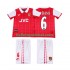 Arsenal Voetbalshirt ADAMS 6 1996 Retro Kleuters/Kids Thuis Tenue 1994 Korte Mouw