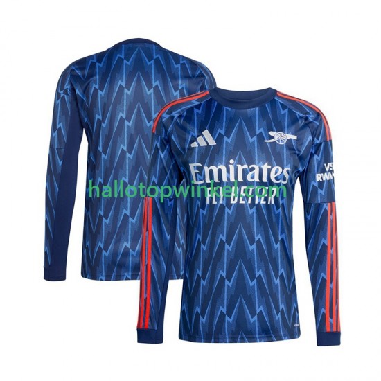 Arsenal Voetbalshirt Heren Uit Tenue 2025-2026 Lange Mouw