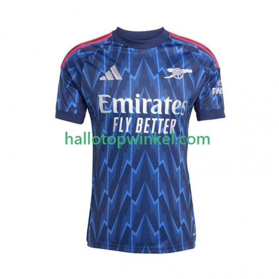Arsenal Voetbalshirt Heren Uit Tenue 2025-2026 Korte Mouw