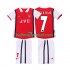 Arsenal Voetbalshirt BECKHAM 7 1998 Retro Kleuters/Kids Thuis Tenue 1999 Korte Mouw
