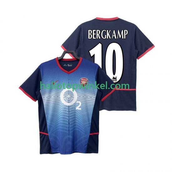 Arsenal Voetbalshirt BERGKAMP 10 2002 Retro Heren Uit Tenue 2004 Korte Mouw