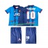 Arsenal Voetbalshirt BERGKAMP 10 1995 1996 Retro Kleuters/Kids Uit Tenue Korte Mouw