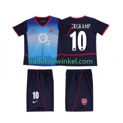Arsenal Voetbalshirt BERGKAMP 10 2002 Retro Kleuters/Kids Uit Tenue 2004 Korte Mouw