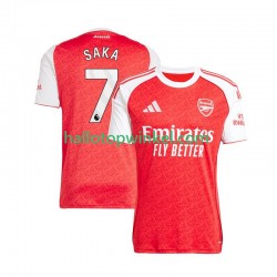 Arsenal Voetbalshirt Bukayo Saka 7 Heren Thuis Tenue 2025-2026 Korte Mouw
