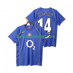 Arsenal Voetbalshirt Henry 14 2005 Retro Heren Uit Tenue 2004 Korte Mouw