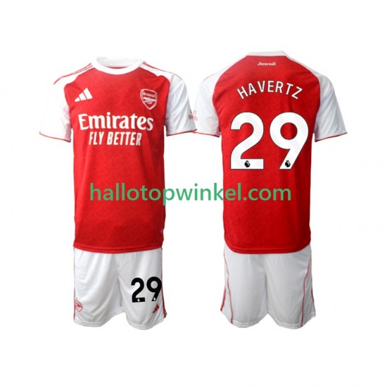 Arsenal Voetbalshirt Kai Havertz 29 Kleuters/Kids Thuis Tenue 2025-2026 Korte Mouw
