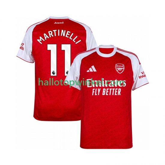 Arsenal Voetbalshirt Martin Zubimendi 11 Heren Thuis Tenue 2025-2026 Korte Mouw