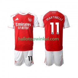 Arsenal Voetbalshirt Martin Zubimendi 11 Kleuters/Kids Thuis Tenue 2025-2026 Korte Mouw