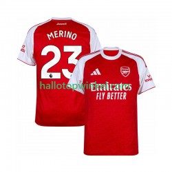 Arsenal Voetbalshirt Merino 23 Heren Thuis Tenue 2025-2026 Korte Mouw