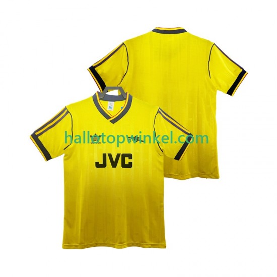 Arsenal Voetbalshirt 1986 1988 Retro Heren Uit Tenue Korte Mouw