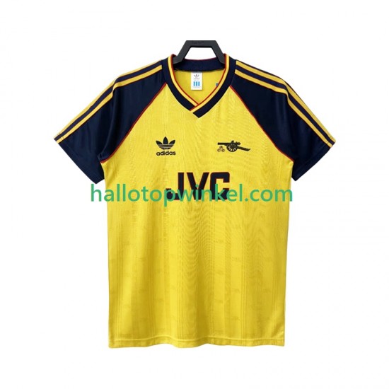 Arsenal Voetbalshirt 1988 1990 Retro Heren Uit Tenue Korte Mouw