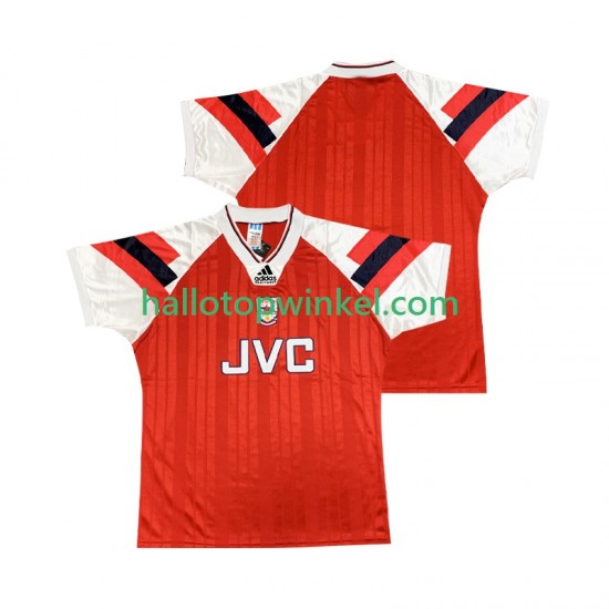 Arsenal Voetbalshirt 1992 Retro Heren Thuis Tenue 1994 Korte Mouw